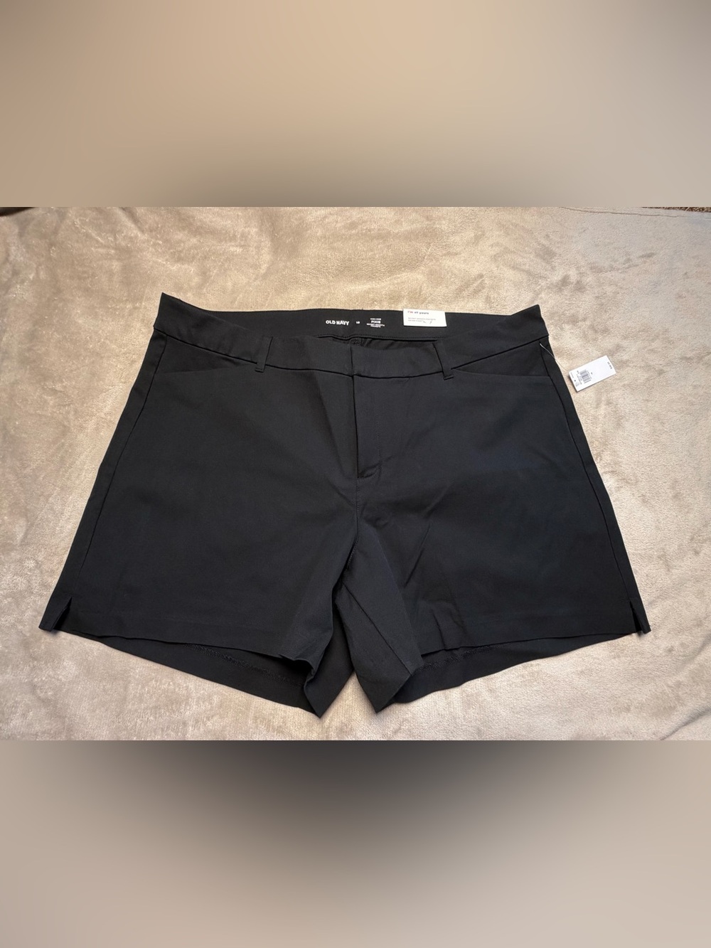Old Navy Black High-Waist Tailored Shorts